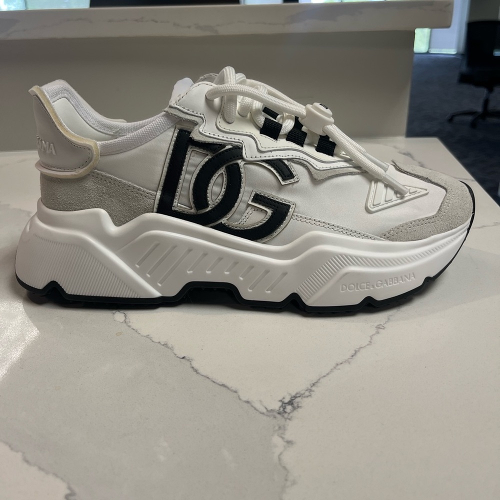 Dolce & Gabbana Daymaster Sneaker - Black & White - EU 38